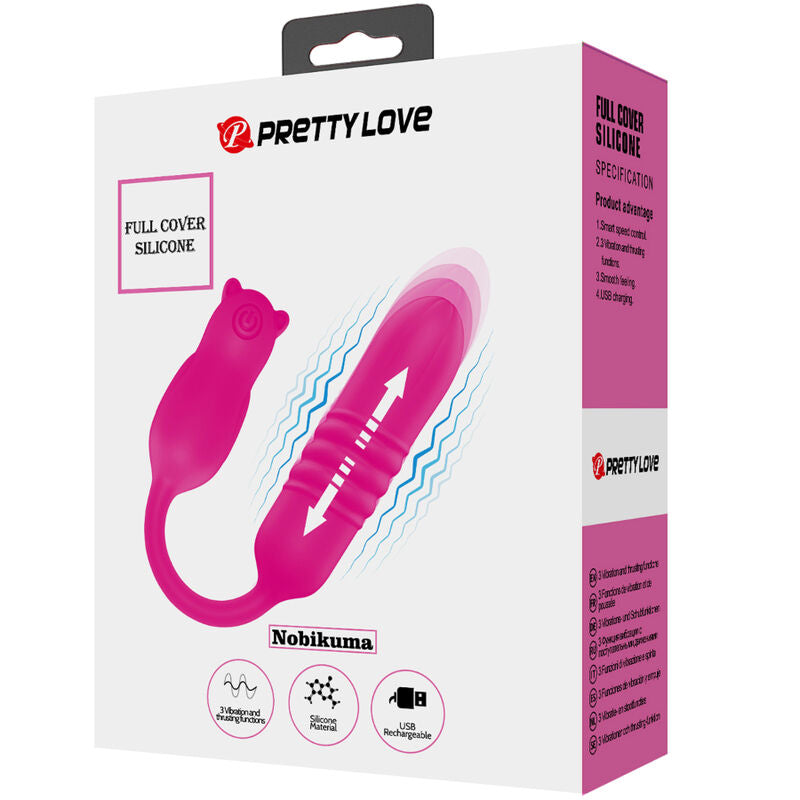 PRETTY LOVE - NOBIKUMA BALLE VIBRANTE EN SILICONE ROSE - Sensualia