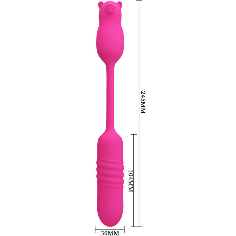 PRETTY LOVE - NOBIKUMA BALLE VIBRANTE EN SILICONE ROSE - Sensualia