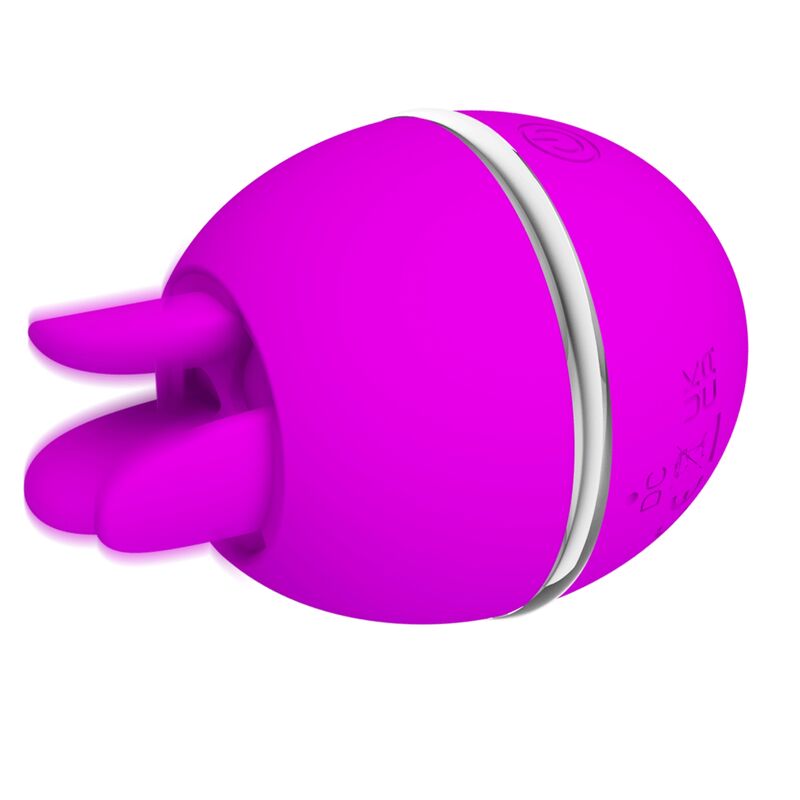 PRETTY LOVE - VIBRATEUR ROND EN SILICONE GEMINI BALL VIOLET - Sensualia