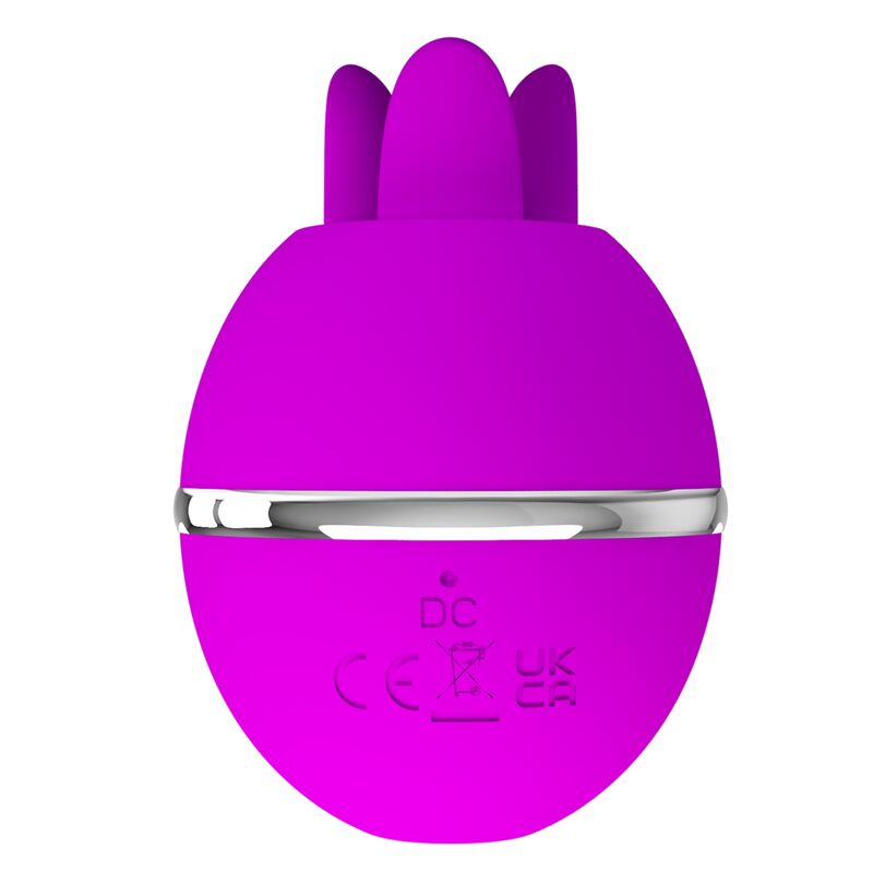 PRETTY LOVE - VIBRATEUR ROND EN SILICONE GEMINI BALL VIOLET - Sensualia