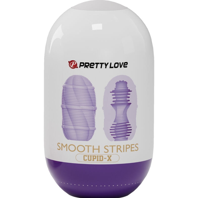 PRETTY LOVE - OEUF MASTURBATEUR CUPID  RAYURES LISSES - Sensualia