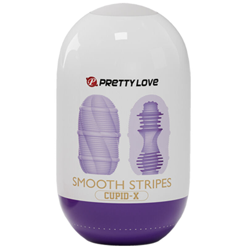 PRETTY LOVE - OEUF MASTURBATEUR CUPID  RAYURES LISSES - Sensualia