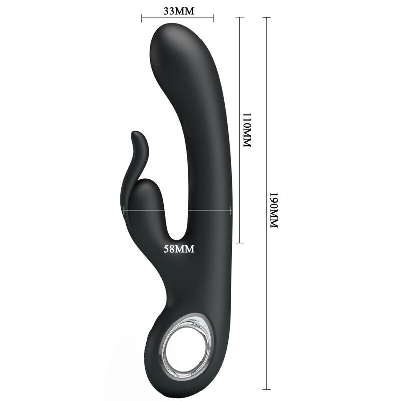 PRETTY LOVE - VIBRATEUR CARINA CLITORIS ET STIMULATEUR POINT G - Sensualia