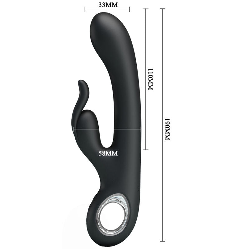 PRETTY LOVE - VIBRATEUR CARINA CLITORIS ET STIMULATEUR POINT G - Sensualia