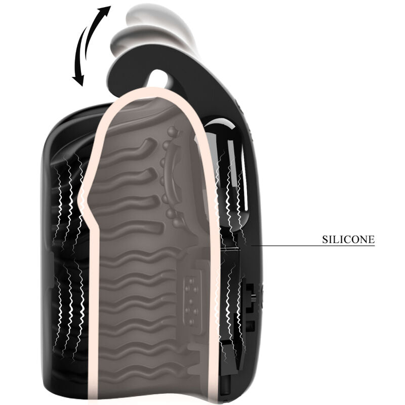 PRETTY LOVE - MASTURBATEUR MANUEL POUR VIBRATEUR RECHARGEABLE GLAND - Sensualia