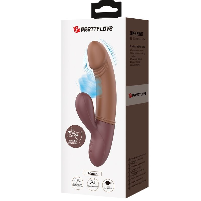 PRETTY LOVE - VIBRATEUR ET VENTOUSE KANE G-SPOT - Sensualia
