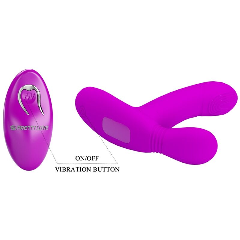 PRETTY LOVE - GERI CLITORIS MASSAGER ROSE TÉLÉCOMMANDE - Sensualia