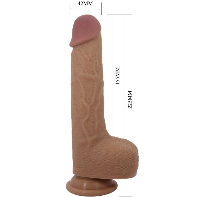 PRETTY LOVE - VIBRATEUR GODE RÉALISTE TOMMY 22.5 CM - Sensualia