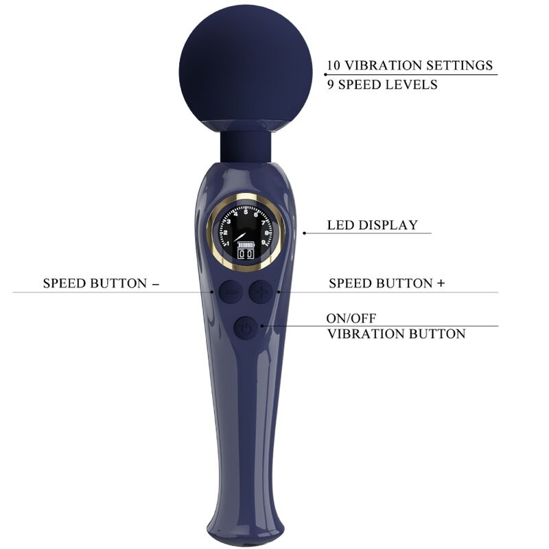 PRETTY LOVE - BAGUETTE VIBRANTE SKYLER BLEU - Sensualia