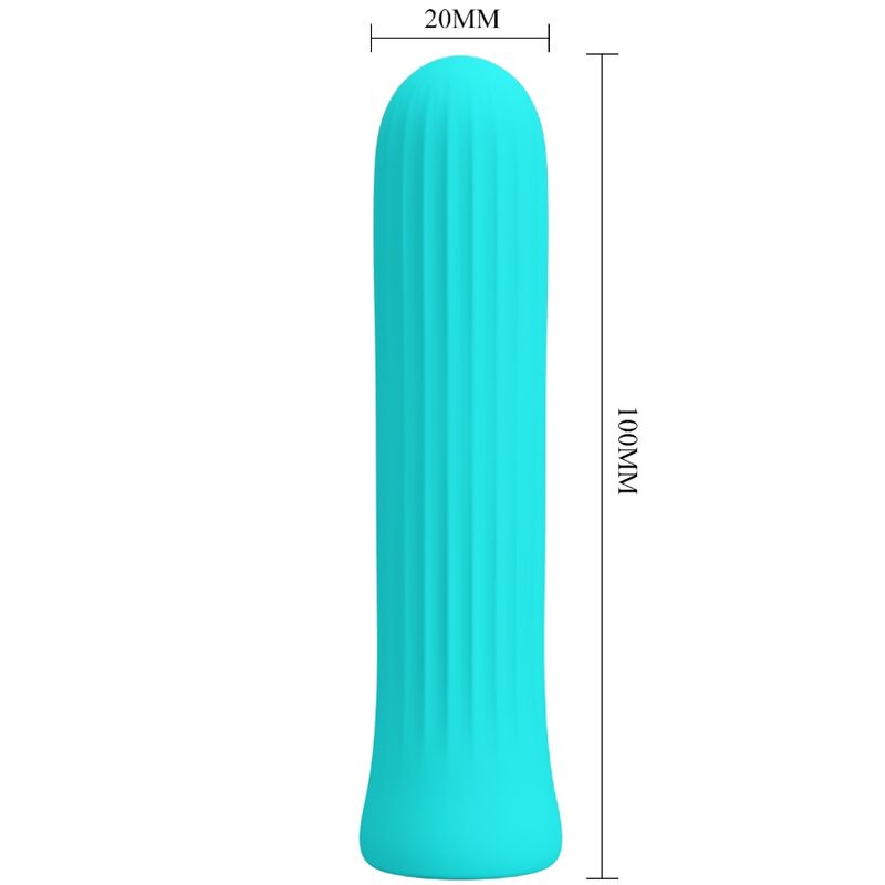 PRETTY LOVE - BLANCHE VIBRATEUR STIMULATEUR BLEU - Sensualia