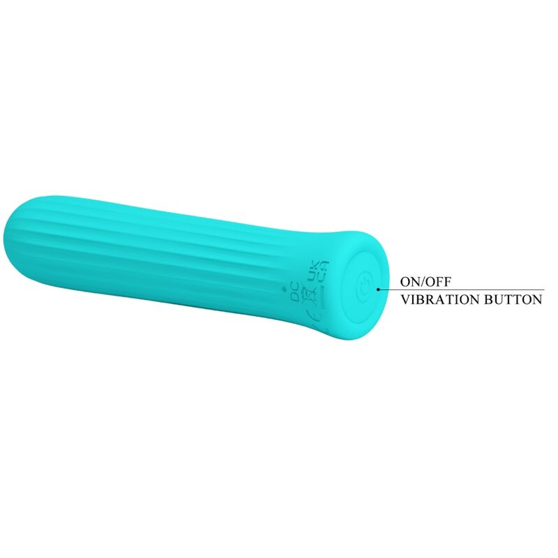 PRETTY LOVE - BLANCHE VIBRATEUR STIMULATEUR BLEU - Sensualia