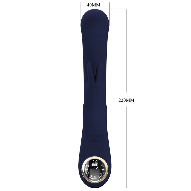 PRETTY LOVE - VIBRATEUR LAMAR LAPIN ET POINT G BLEU - Sensualia