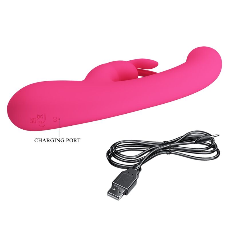 PRETTY LOVE - VIBRATEUR LAMAR LAPIN ET POINT G ROSE - Sensualia