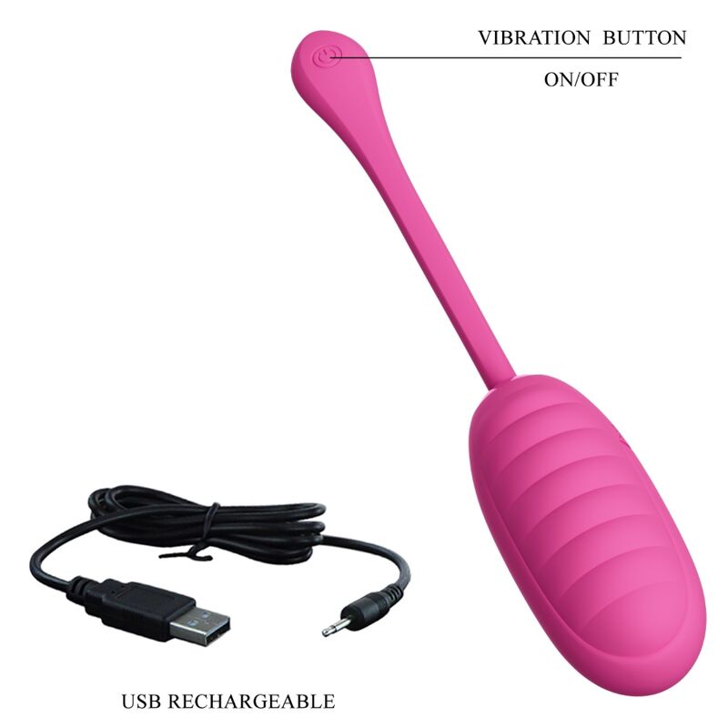 PRETTY LOVE - OEUF VIBRANT RECHARGEABLE CATALINA ROSE - Sensualia