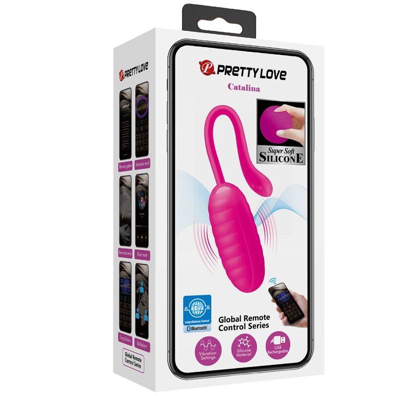 PRETTY LOVE - OEUF VIBRANT RECHARGEABLE CATALINA ROSE - Sensualia