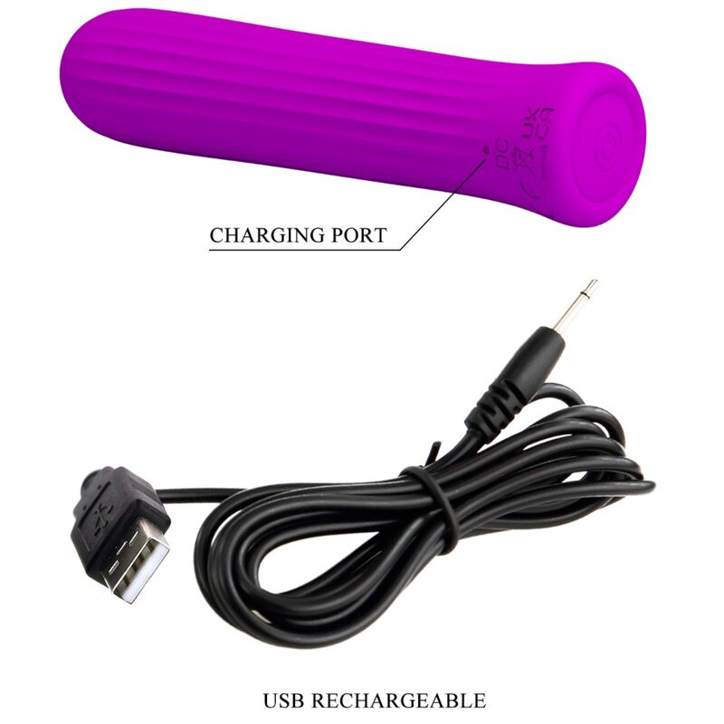 PRETTY LOVE - BLANCHE VIBRATEUR STIMULATEUR ROSE - Sensualia