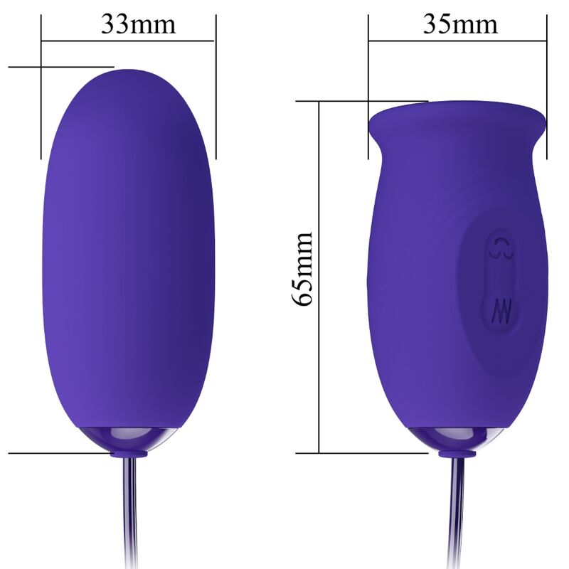 PRETTY LOVE - STIMULATEUR VIBRATEUR RECHARGEABLE DAISY YOUTH VIOLET - Sensualia
