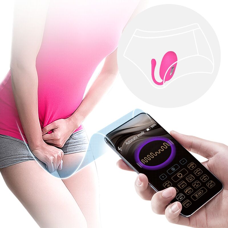 PRETTY LOVE - OEUF VIBRANT RECHARGEABLE DOREEN MAGENTA TÉLÉCOMMANDE - Sensualia