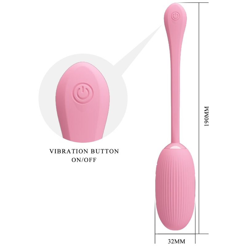 PRETTY LOVE - OEUF VIBRANT RECHARGEABLE ROSE DOREEN - Sensualia