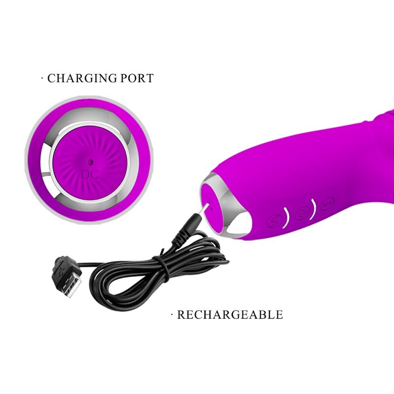 PRETTY LOVE - VIBRATEUR LAPIN RECHARGEABLE DOROTHY VIOLET - Sensualia