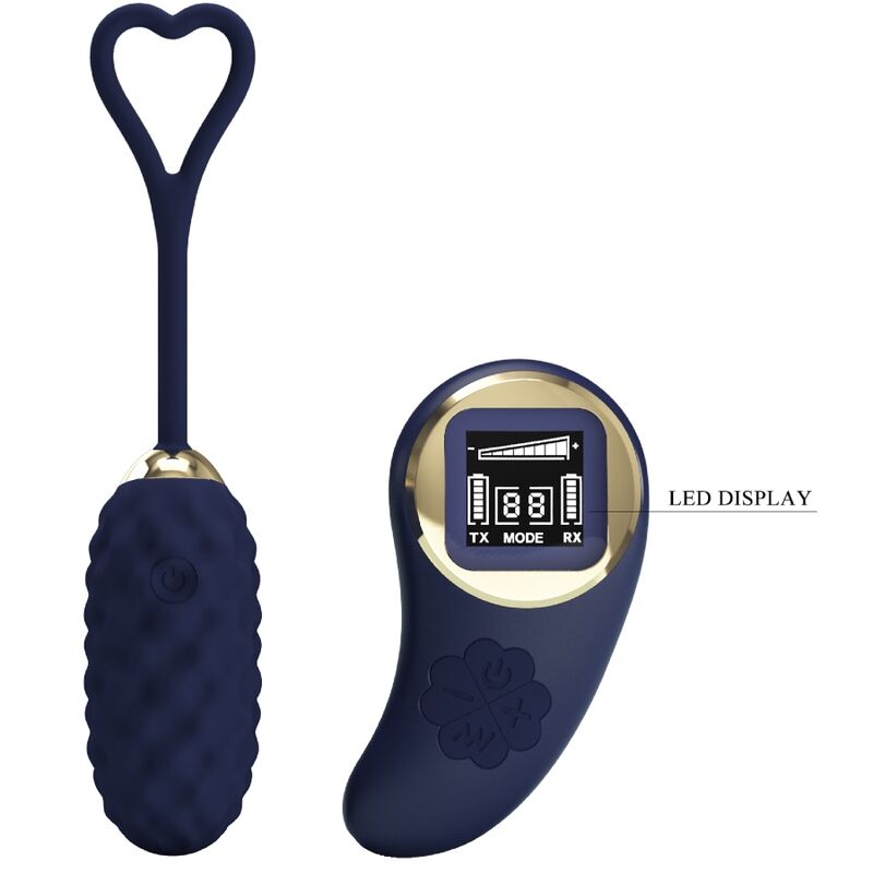 PRETTY LOVE - OEUF VIBRANT AVEC TÉLÉCOMMANDE VIVIAN BLUE - Sensualia