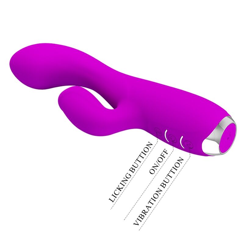 PRETTY LOVE - VIBRATEUR LAPIN RECHARGEABLE GLORIA IMPERMÉABLE VIOLET - Sensualia