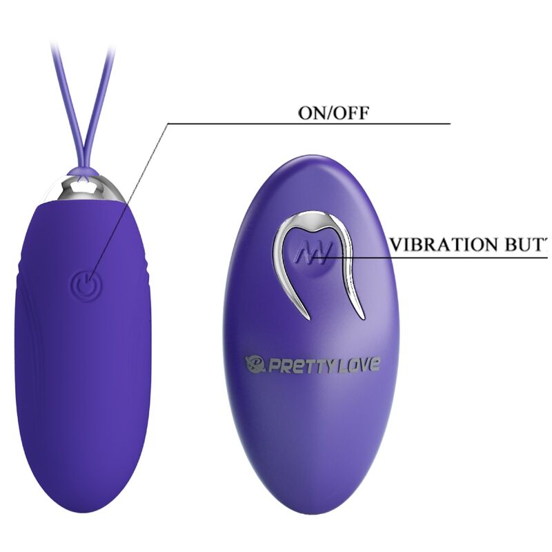 PRETTY LOVE - JENNY YOUTH VIOLATING EGG TÉLÉCOMMANDE VIOLET - Sensualia