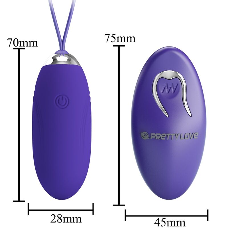 PRETTY LOVE - JENNY YOUTH VIOLATING EGG TÉLÉCOMMANDE VIOLET - Sensualia
