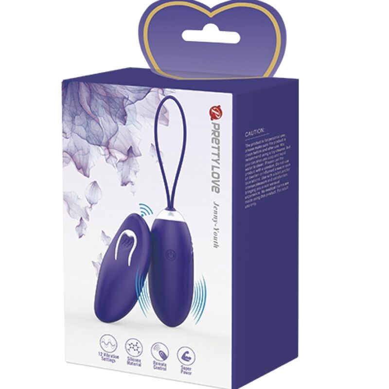 PRETTY LOVE - JENNY YOUTH VIOLATING EGG TÉLÉCOMMANDE VIOLET - Sensualia
