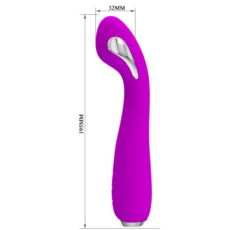 PRETTY LOVE - VIBRATEUR ÉLECTROCHOC RECHARGEABLE HECTOR-IMPERMÉABLE VIOLET - Sensualia