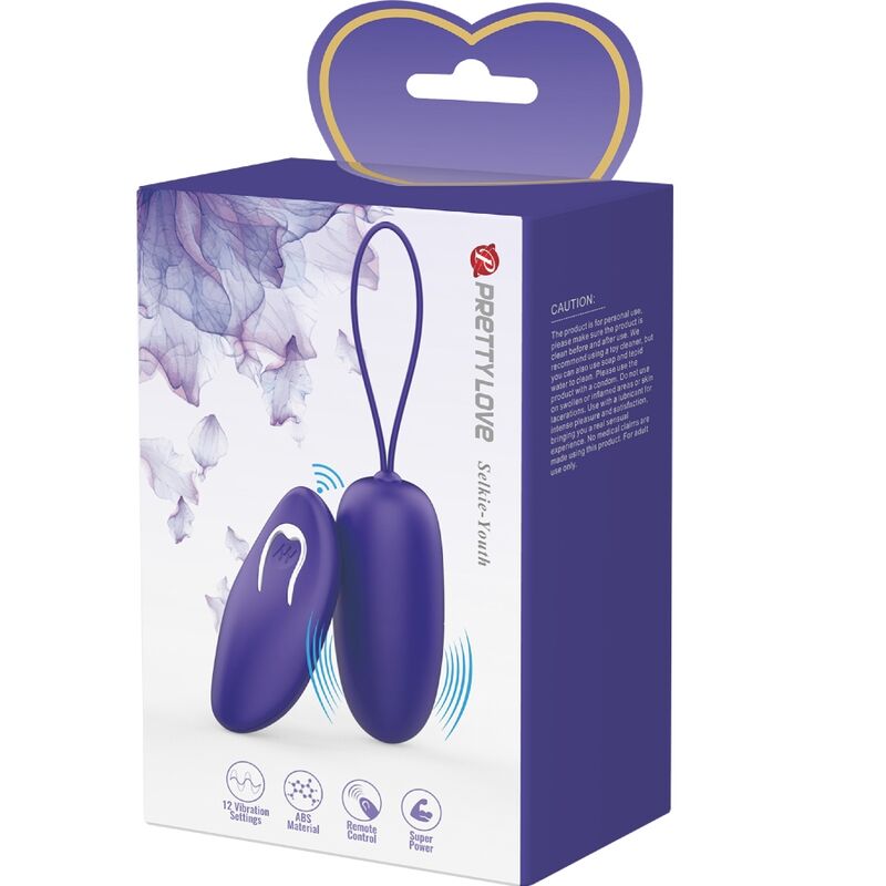 PRETTY LOVE - SELKIE YOUTH MINI OEUF VIBRANT TÉLÉCOMMANDE VIOLET - Sensualia