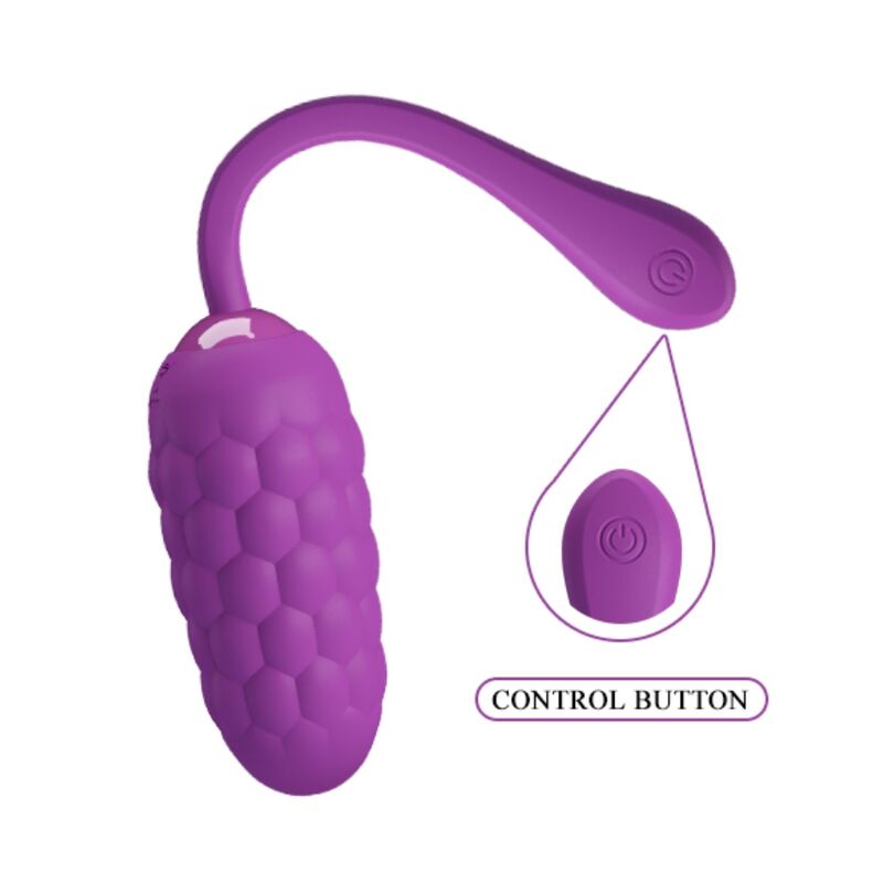 PRETTY LOVE - OEUF VIBRANT  TEXTURE MARINE RECHARGEABLE VIOLET - Sensualia