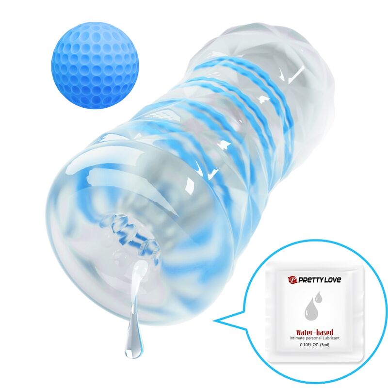 PRETTY LOVE - PETIT MASTURBATEUR  SPIRALES BLEUES - Sensualia