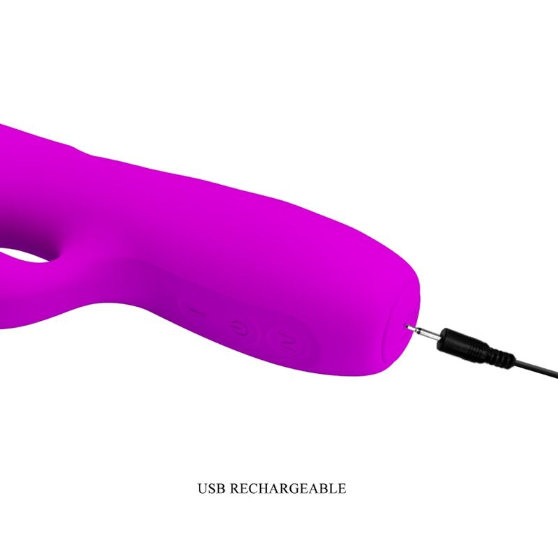 PRETTY LOVE - VIBRATEUR LAPIN RECHARGEABLE MELANIE VIOLET - Sensualia