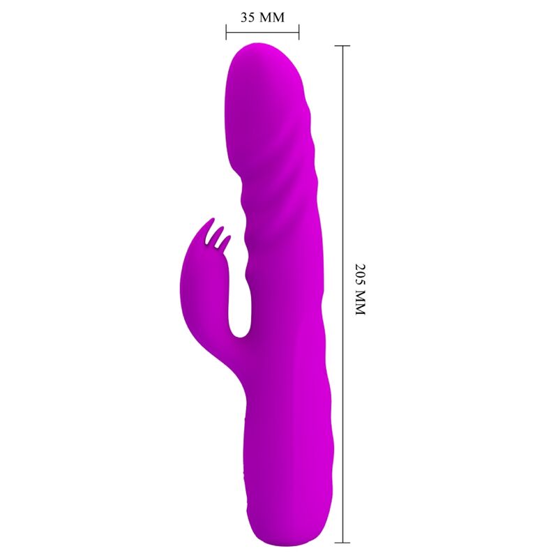 PRETTY LOVE - VIBRATEUR LAPIN RECHARGEABLE MELANIE VIOLET - Sensualia