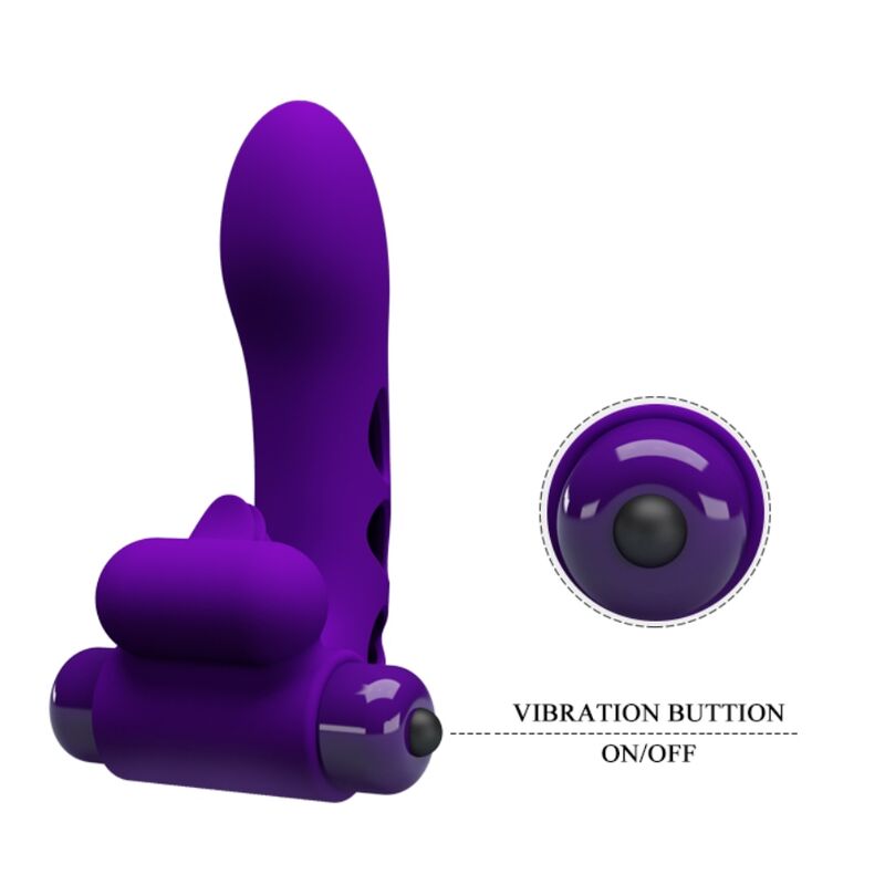 PRETTY LOVE - COUVERCLE DE DOIGT VIBRATEUR ORLANDO VIOLET - Sensualia