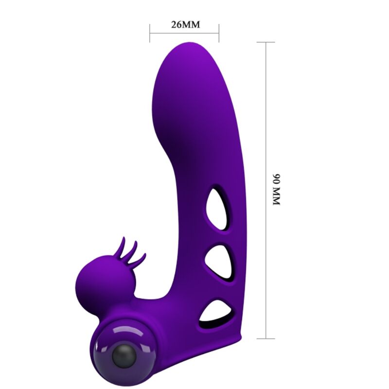 PRETTY LOVE - COUVERCLE DE DOIGT VIBRATEUR ORLANDO VIOLET - Sensualia