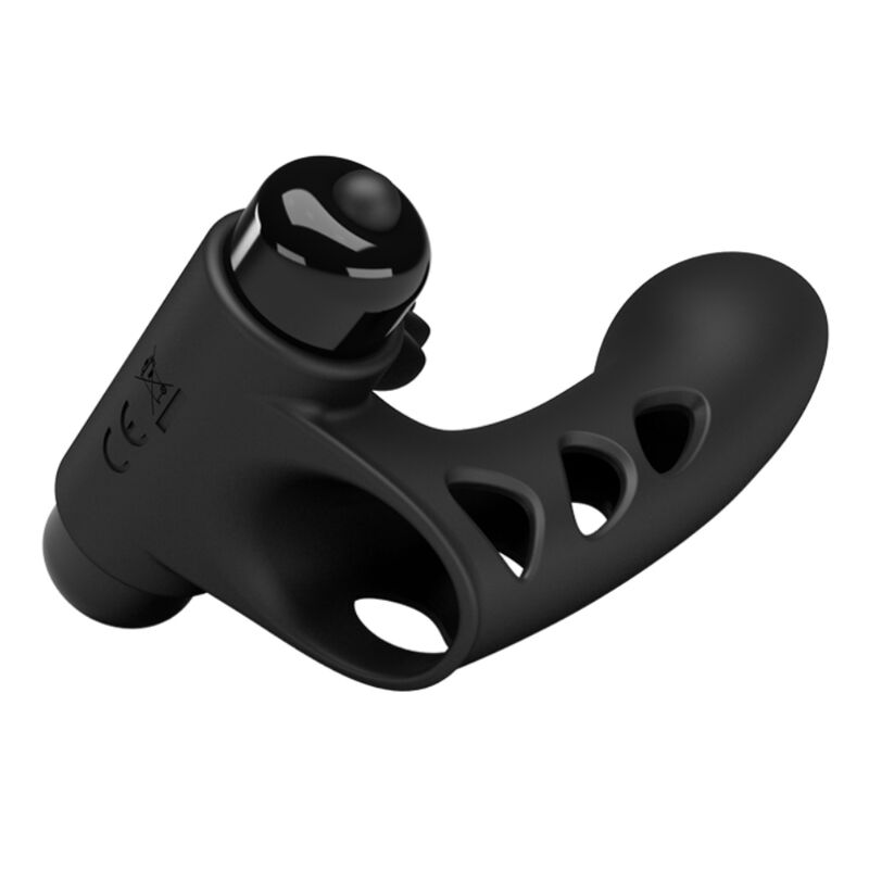 PRETTY LOVE - COUVERCLE DE DOIGT VIBRATEUR ORLANDO NOIR - Sensualia