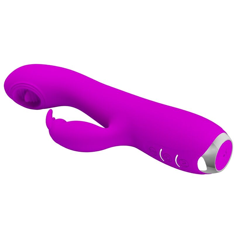 PRETTY LOVE - VIBRATEUR RECHARGEABLE RACHEL AVEC VENTOUSE VIOLET - Sensualia