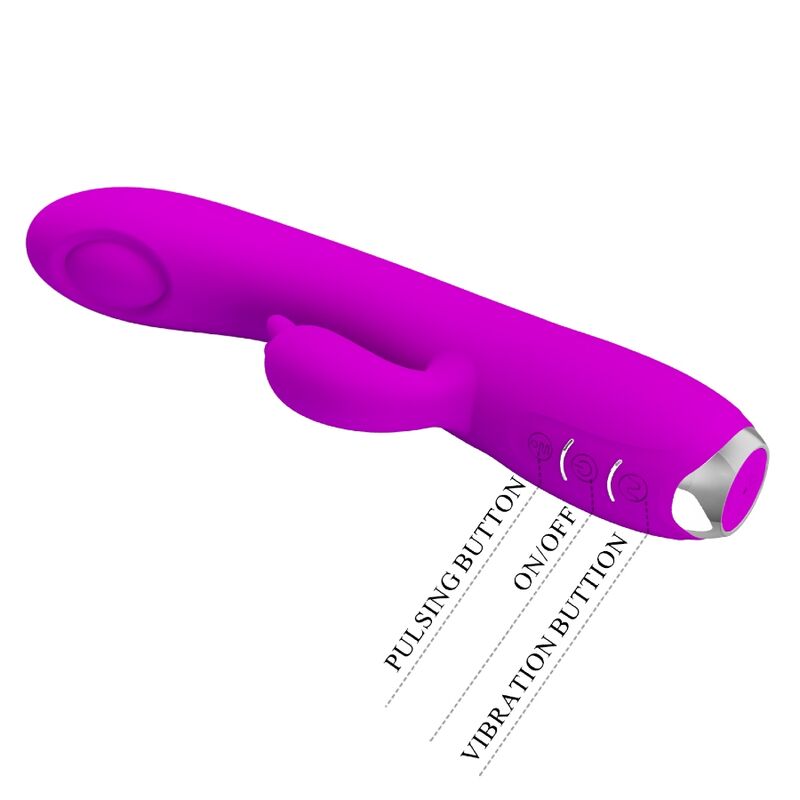 PRETTY LOVE - VIBRATEUR SUCKER RECHARGEABLE REGINA VIOLET - Sensualia