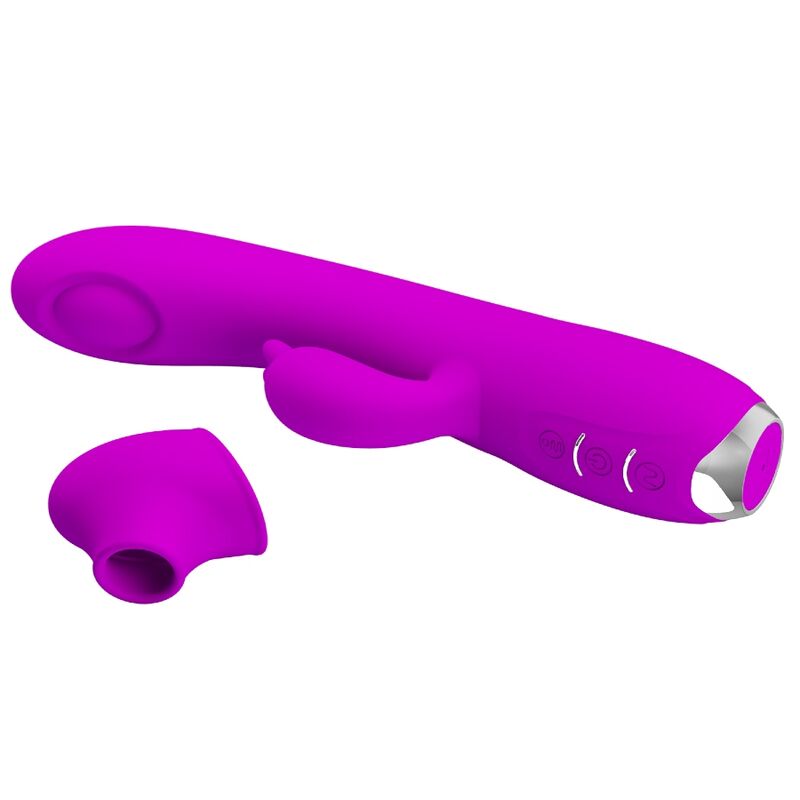 PRETTY LOVE - VIBRATEUR SUCKER RECHARGEABLE REGINA VIOLET - Sensualia