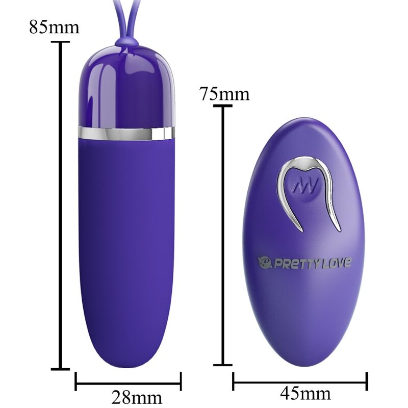 PRETTY LOVE - MINI BALLE VIBRANTE DARLENE YOUTH VIOLET - Sensualia