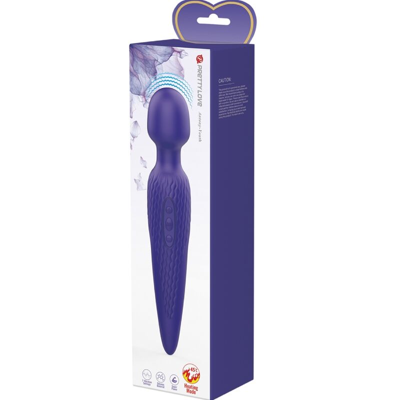 PRETTY LOVE - ANTONY YOUTH WAND VIBRATEUR VIOLETTE EFFET CHALEUR - Sensualia