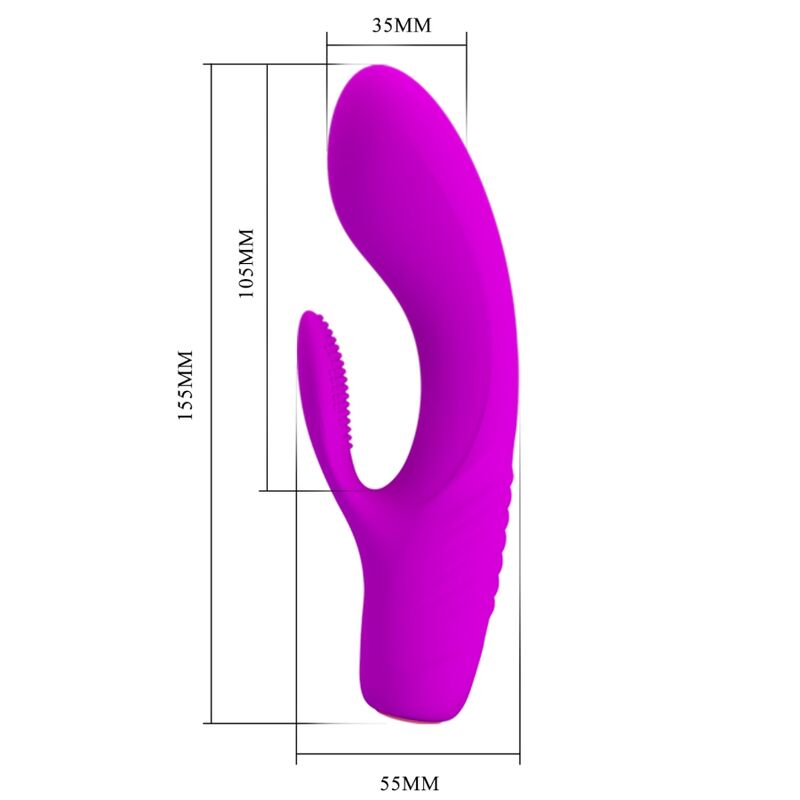PRETTY LOVE - VIBRATEUR RECHARGEABLE TIM PURPLE - Sensualia