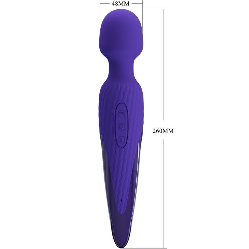 PRETTY LOVE - ANTONY YOUTH WAND VIBRATEUR VIOLETTE EFFET CHALEUR - Sensualia