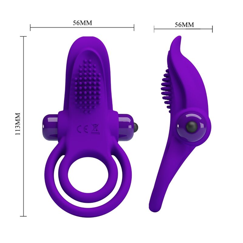 PRETTY LOVE - ANNEAU PÉNIS VIBRANT VIOLET - Sensualia