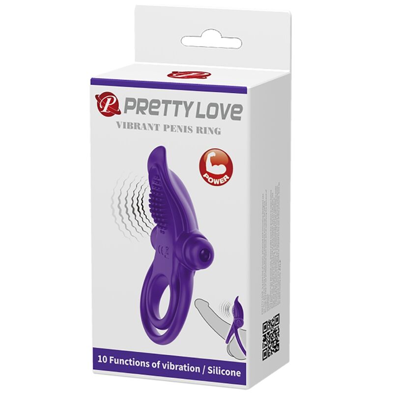PRETTY LOVE - ANNEAU PÉNIS VIBRANT VIOLET - Sensualia