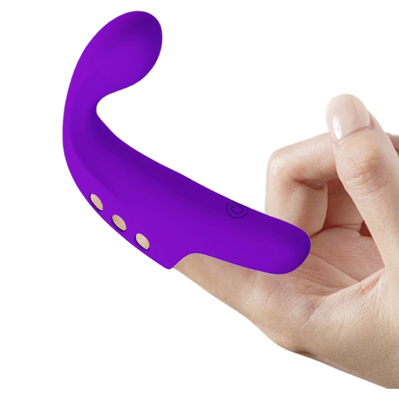 PRETTY LOVE - VIBRATEUR  DOIGT RECHARGEABLE GORGON VIOLET - Sensualia