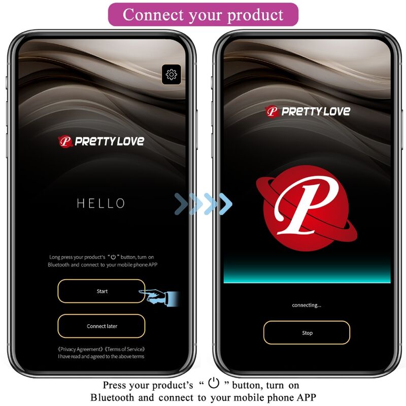 PRETTY LOVE - OEUF VIBRANT NYMPHE APP CONTRÔLÉ VIOLET - Sensualia