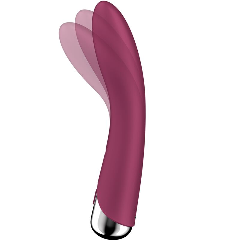 SATISFYER - SPINNING VIBE 1 VIBRATEUR ROTATEUR G-SPOT ROUGE - Sensualia